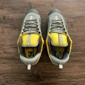 【レア】DC SHOE Williams OGスニーカー グレー/イエロー DC Shoes Co USA Stevie Williams OG skate shoes Reissue 11.0